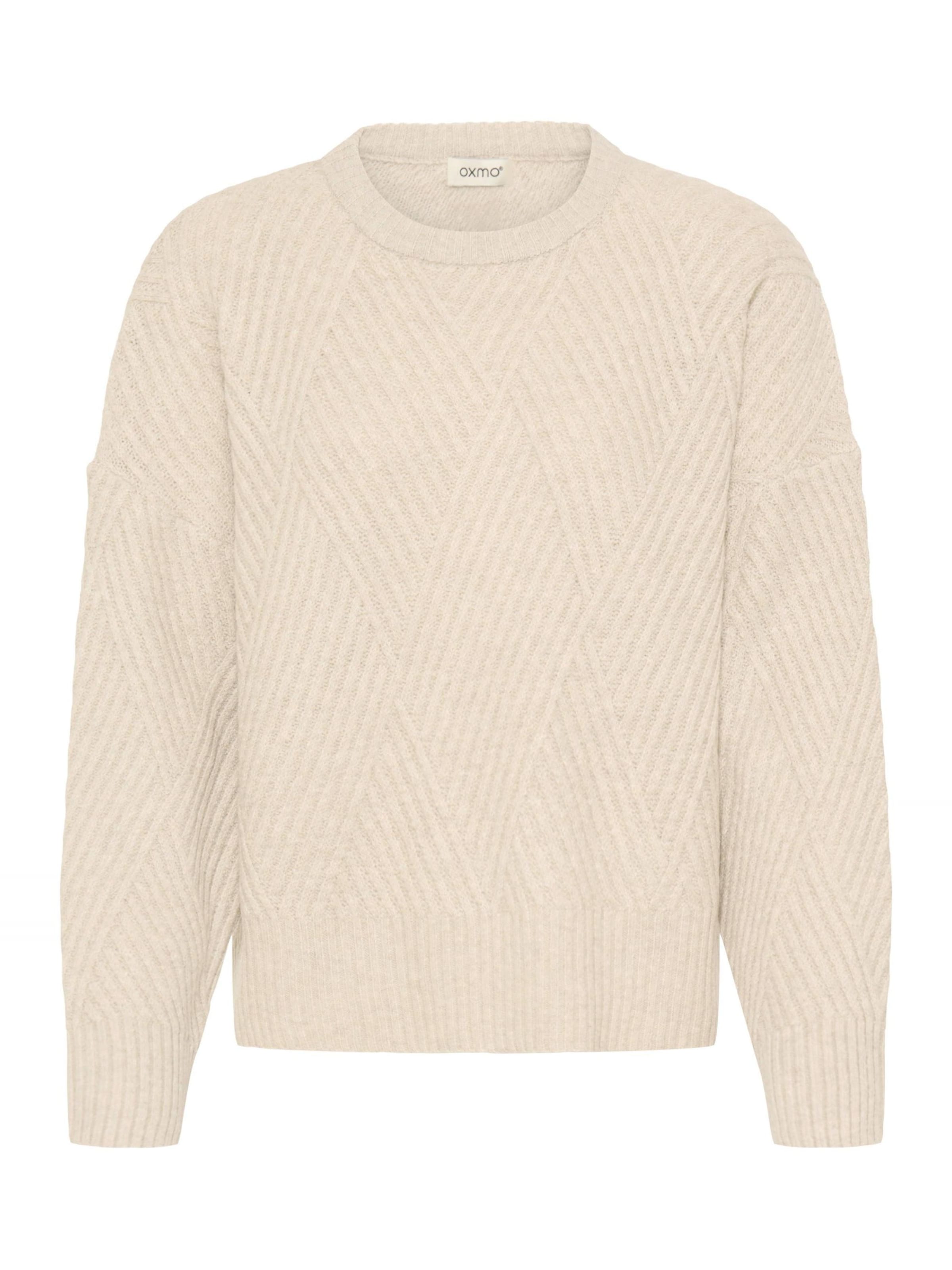 Oxmo - Pullover ' OXIBOMMA ' em bege: frente
