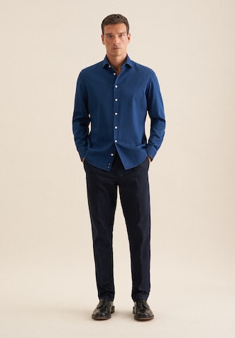 SEIDENSTICKER Slim fit Overhemd in Blauw