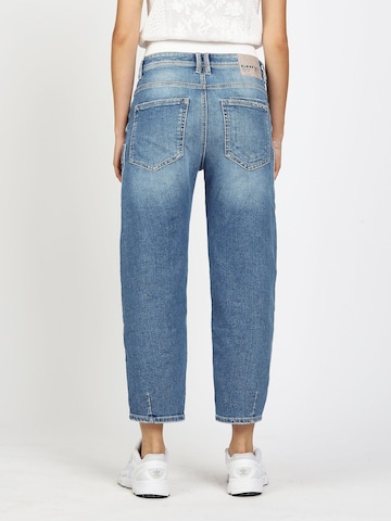 Gang Baggy Hose '94IDA WORKER ' in Blau