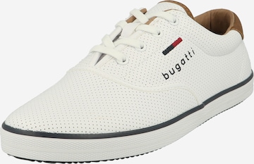 bugatti - Zapatillas deportivas bajas 'Alfaro' en blanco: frente