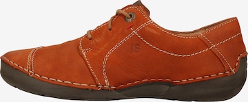 JOSEF SEIBEL Lace-Up Shoes 'Fergey' in Orange