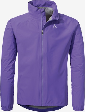 Veste outdoor ' Bike Jacket Style Lurbek MNS ' Schöffel en violet : devant