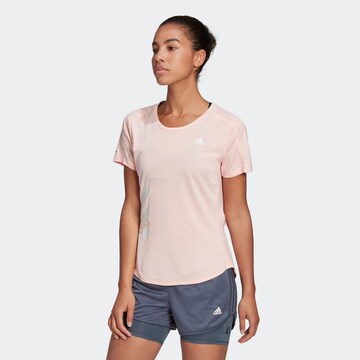 ADIDAS PERFORMANCE Functioneel shirt in Roze: voorkant