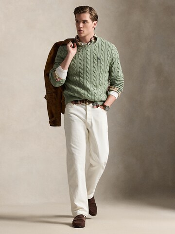 Polo Ralph Lauren Klasický střih Svetr 'DRIVER' – zelená