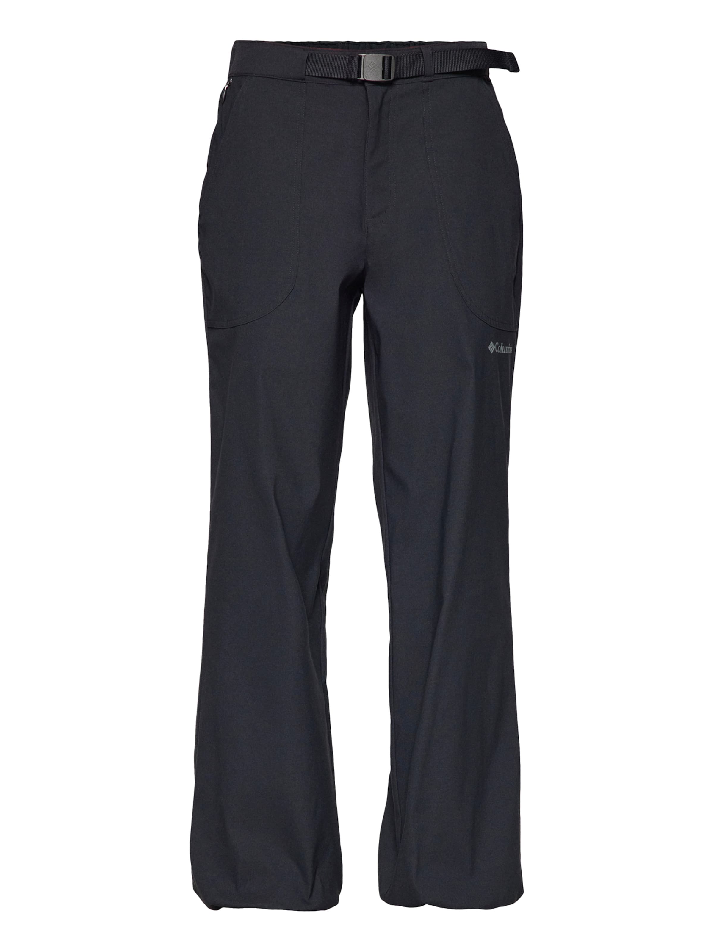 COLUMBIA Regularen Outdoor hlače 'Brea Falls™' | črna barva: sprednja stran