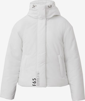 Finn Flare Between-season jacket in White: front