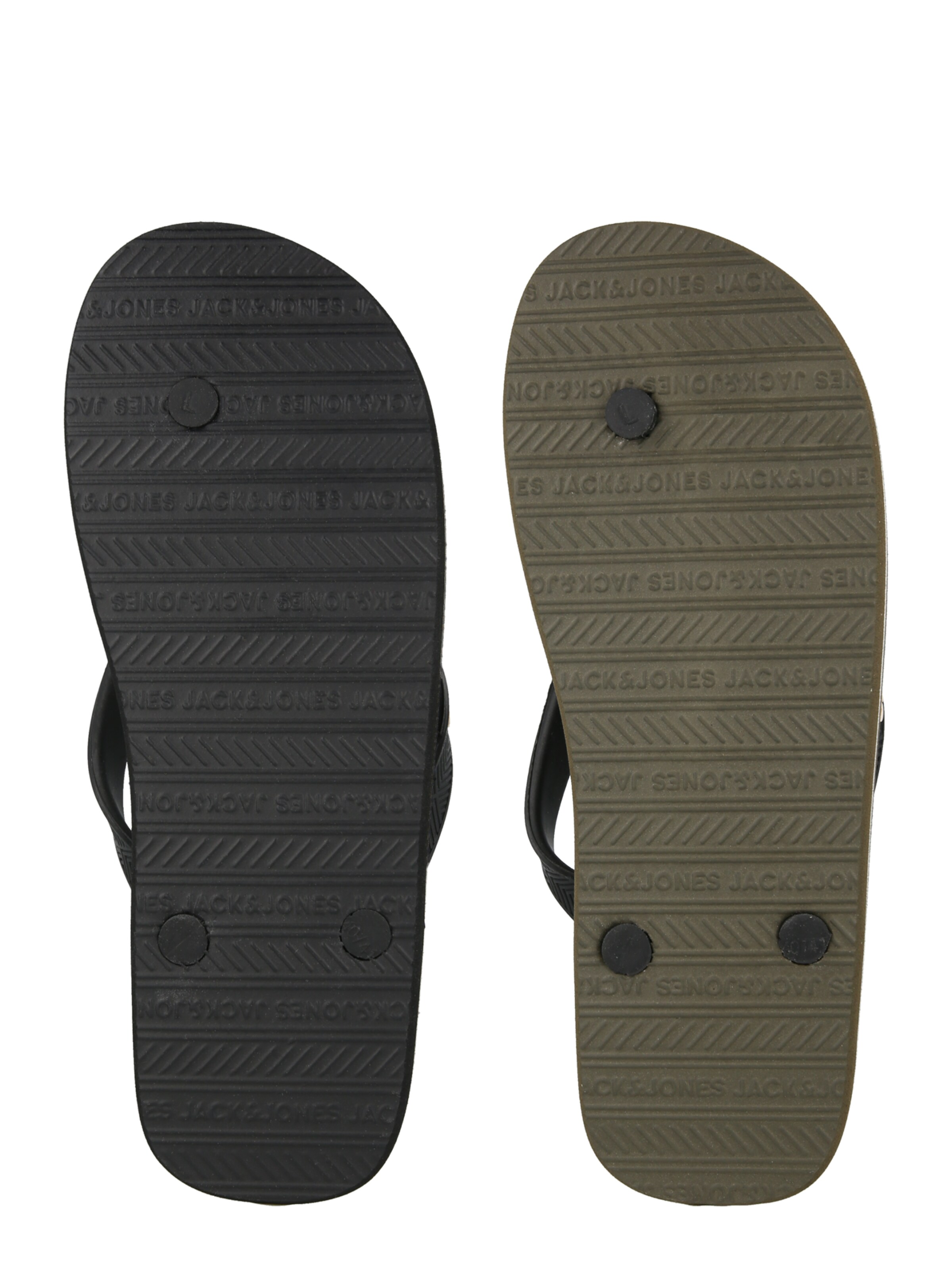 JACK & JONES T-Bar Sandals in Grey