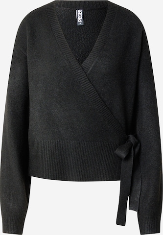PIECES - Casaco de malha 'PCMALOU' em preto: frente