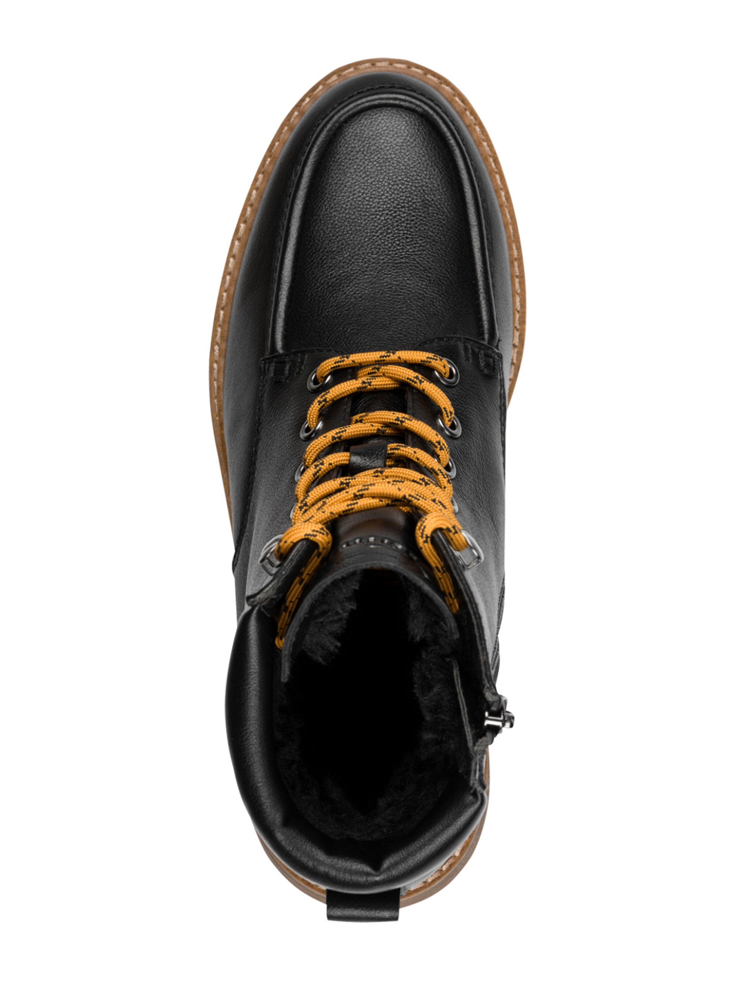 Tamaris Snørestøvletter i sort