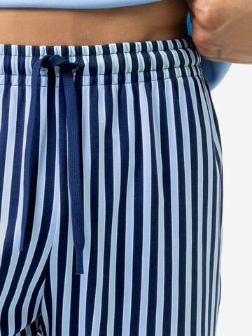 Pantalon de pyjama 'Graphic Stripes' Mey en bleu