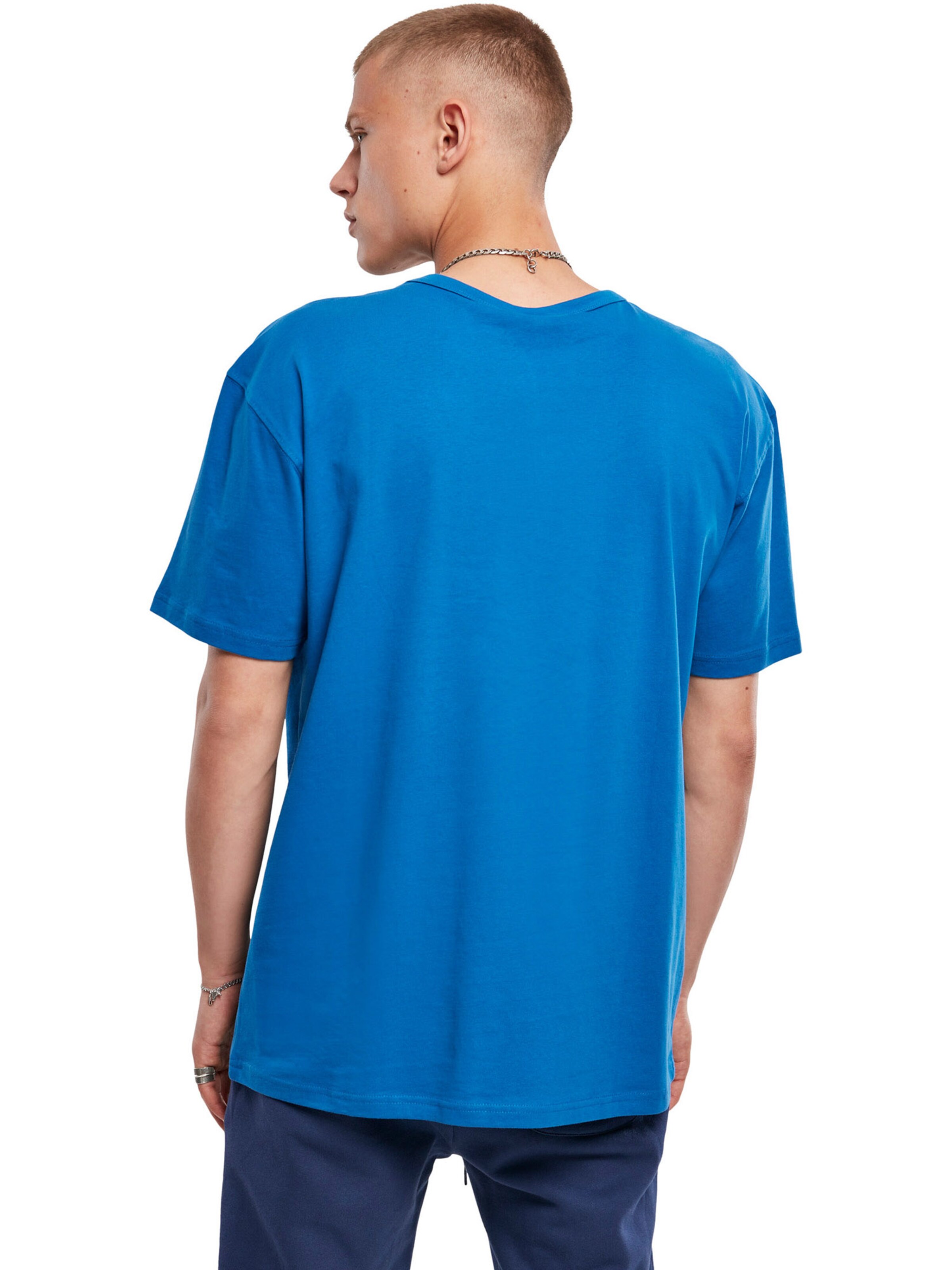 Urban Classics Tričko - Modrá