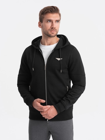 Ombre Sweatshirt 'SSZP-22SS-010' in Schwarz: predná strana