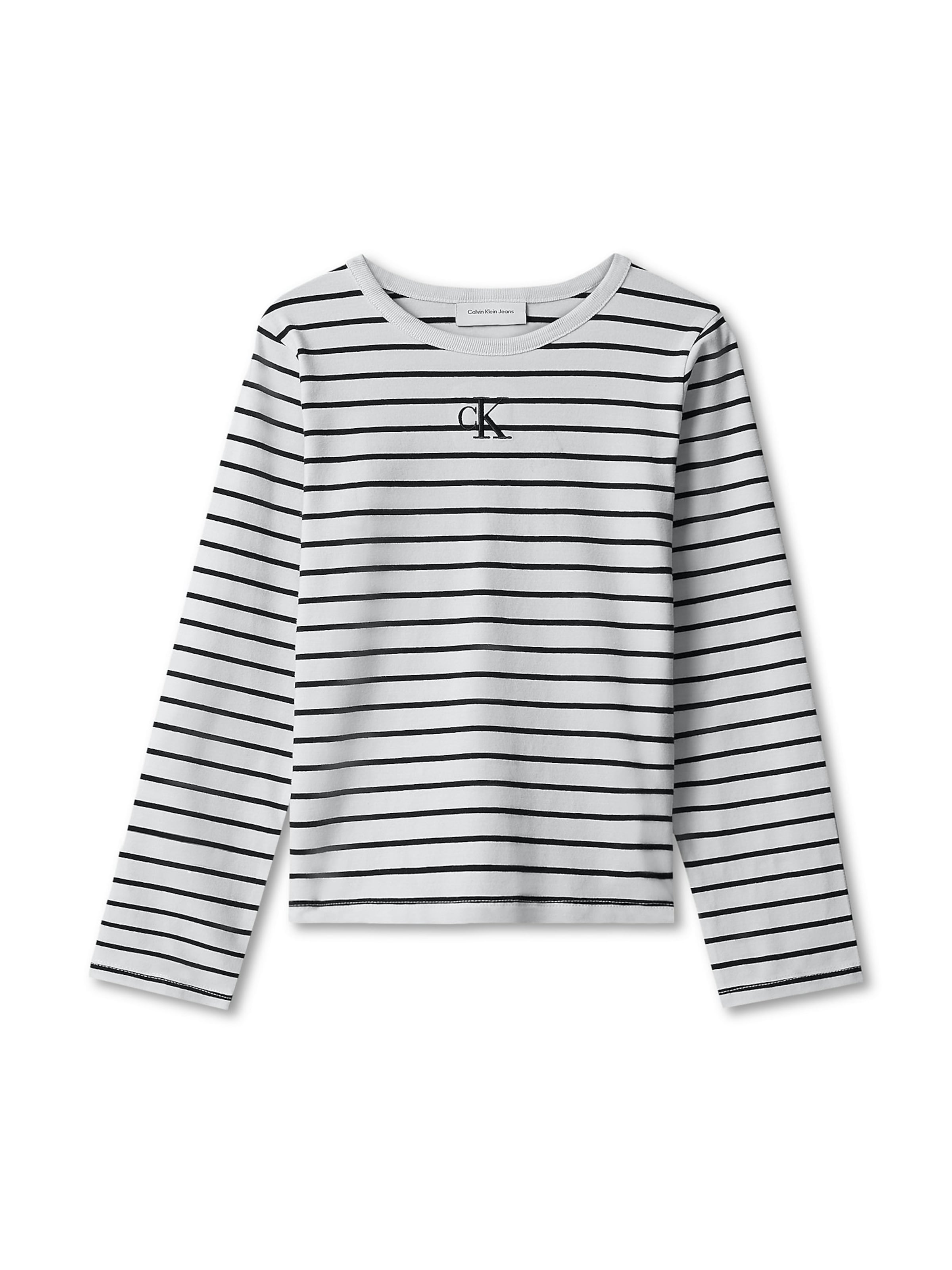 Calvin Klein Jeans Regular Shirt in Beige: voorkant