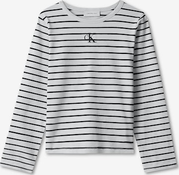 Calvin Klein Jeans Regular Shirt in Beige: front