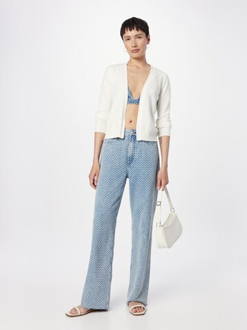 VILA Knit cardigan 'VIRil' in White