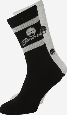 Sinned x ABOUT YOU Socks 'William' in Grey: front