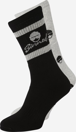 Sinned x ABOUT YOU Socks 'William' in Light grey / Black, Item view