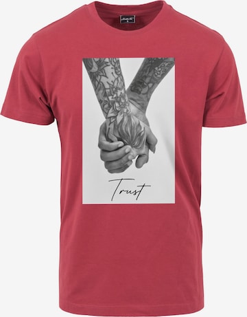 MT Men Shirt 'Trust 2.0' in Rot: predná strana