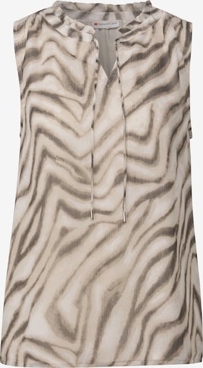 STREET ONE Pusero värissä beige / ecru / tummanruskea, Tuotenäkymä