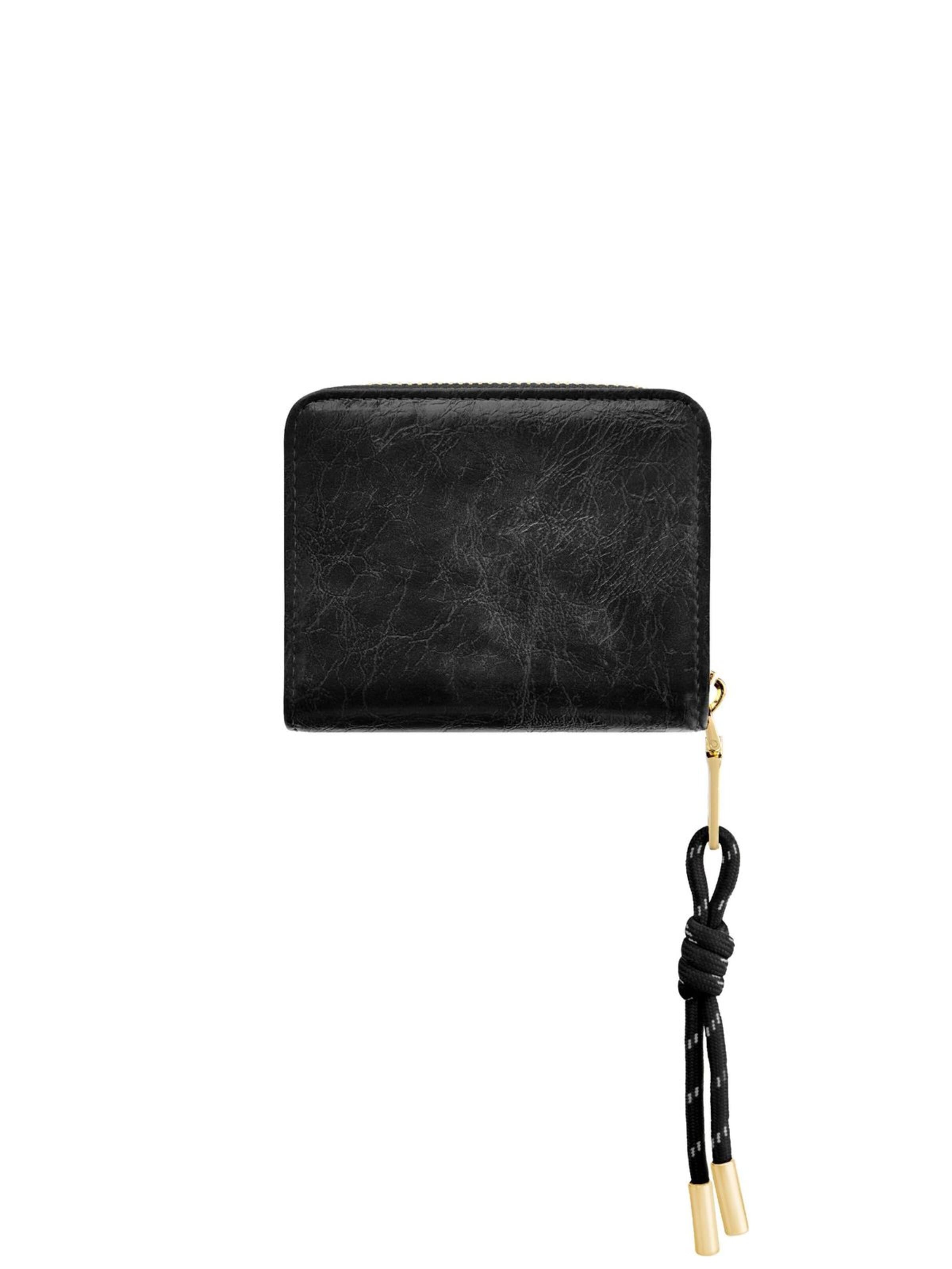 Porte-monnaies 'Card wallet with flap Philomène' Cacharel en noir