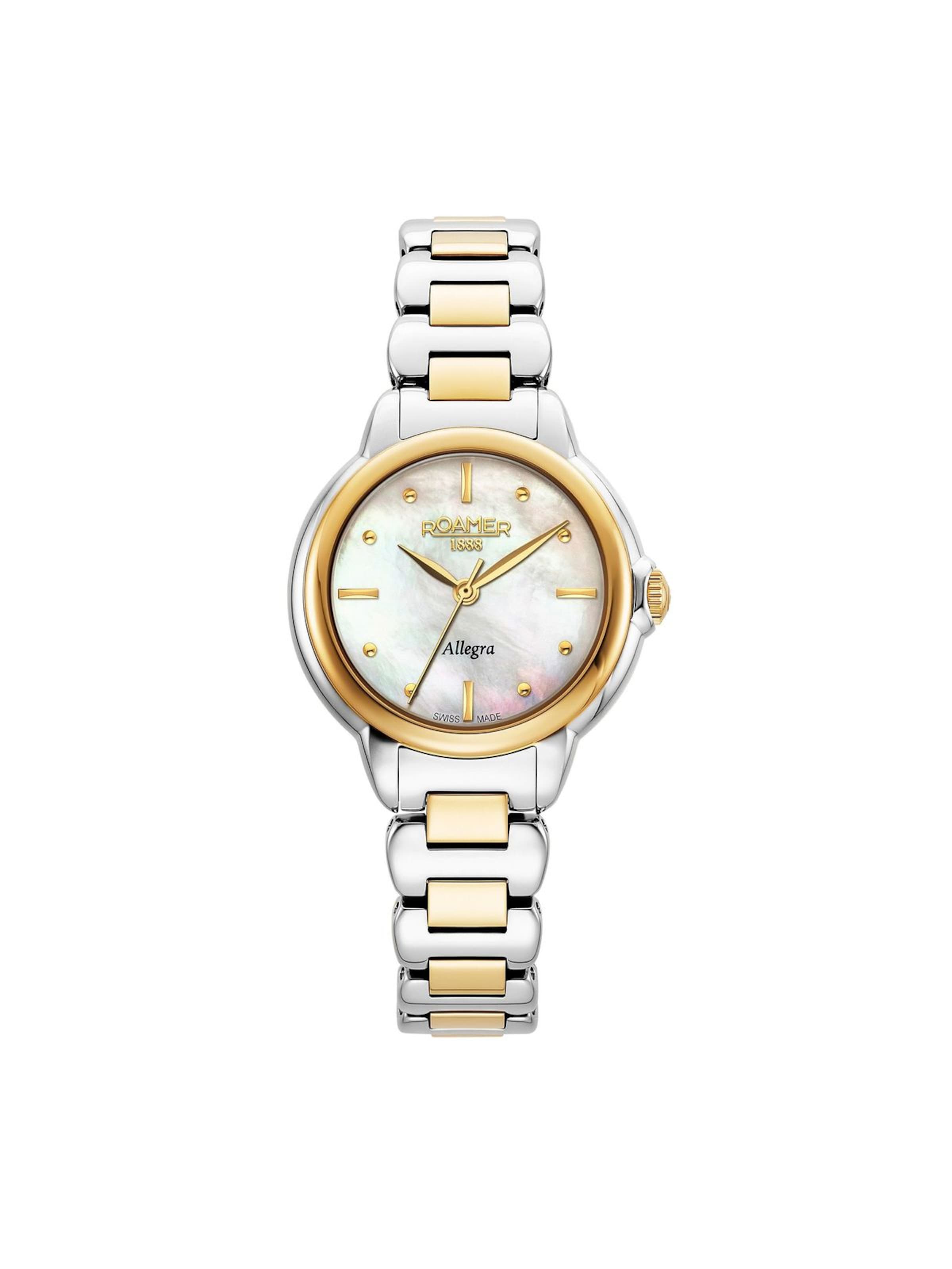 Montre à affichage analogique Roamer en blanc : devant
