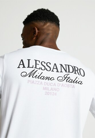 Alessandro Zavetti Shirt 'Montanelli' in Wit