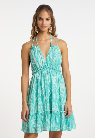 IZIA Summer dress in Blue: front