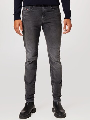 DIESEL רגיל ג'ינס בשחור: מלפנים