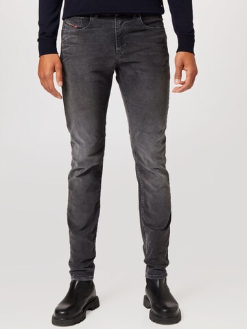 DIESEL Regular Jeans in Zwart: voorkant