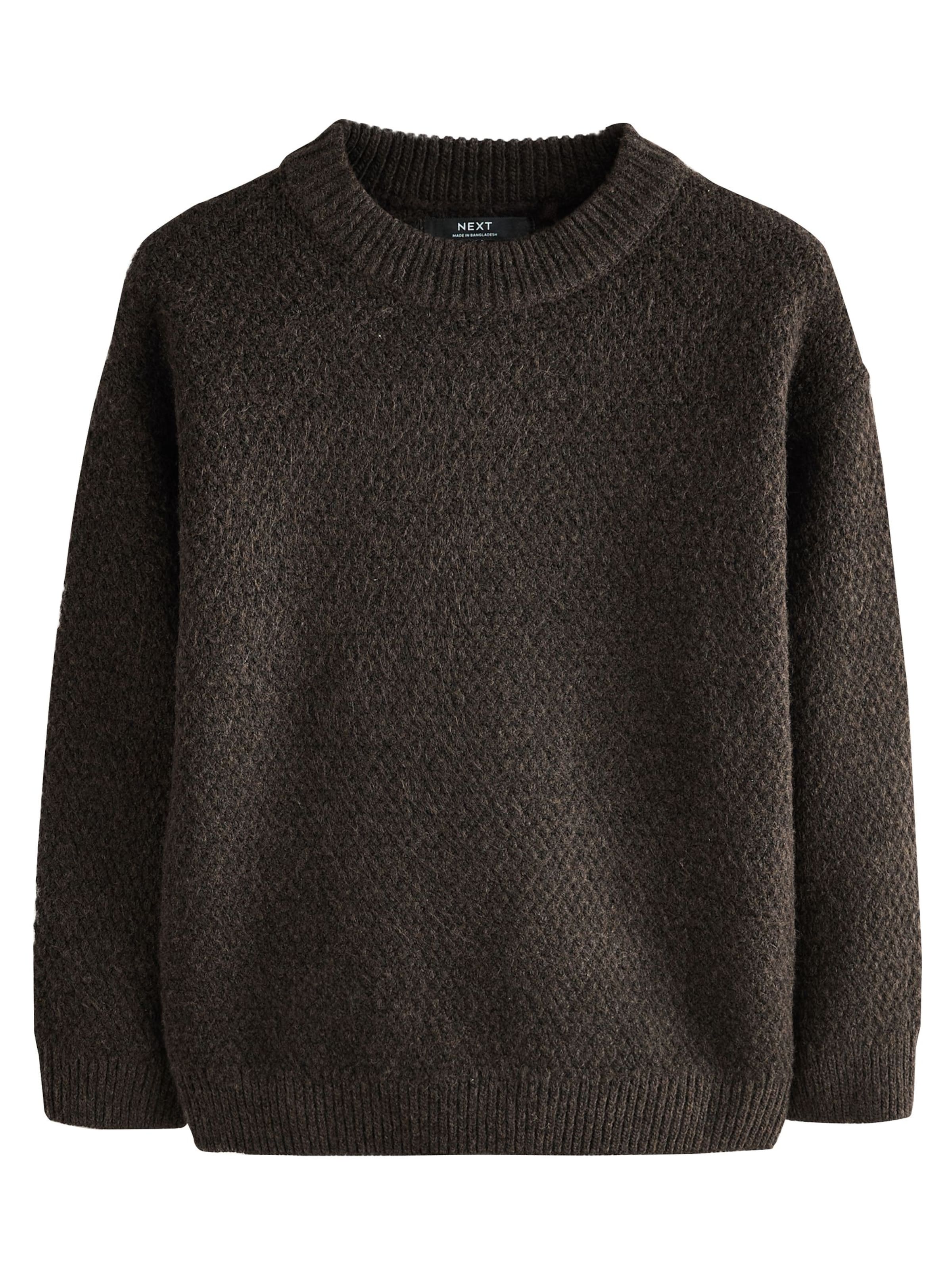 Next Pulover | rjava barva: sprednja stran