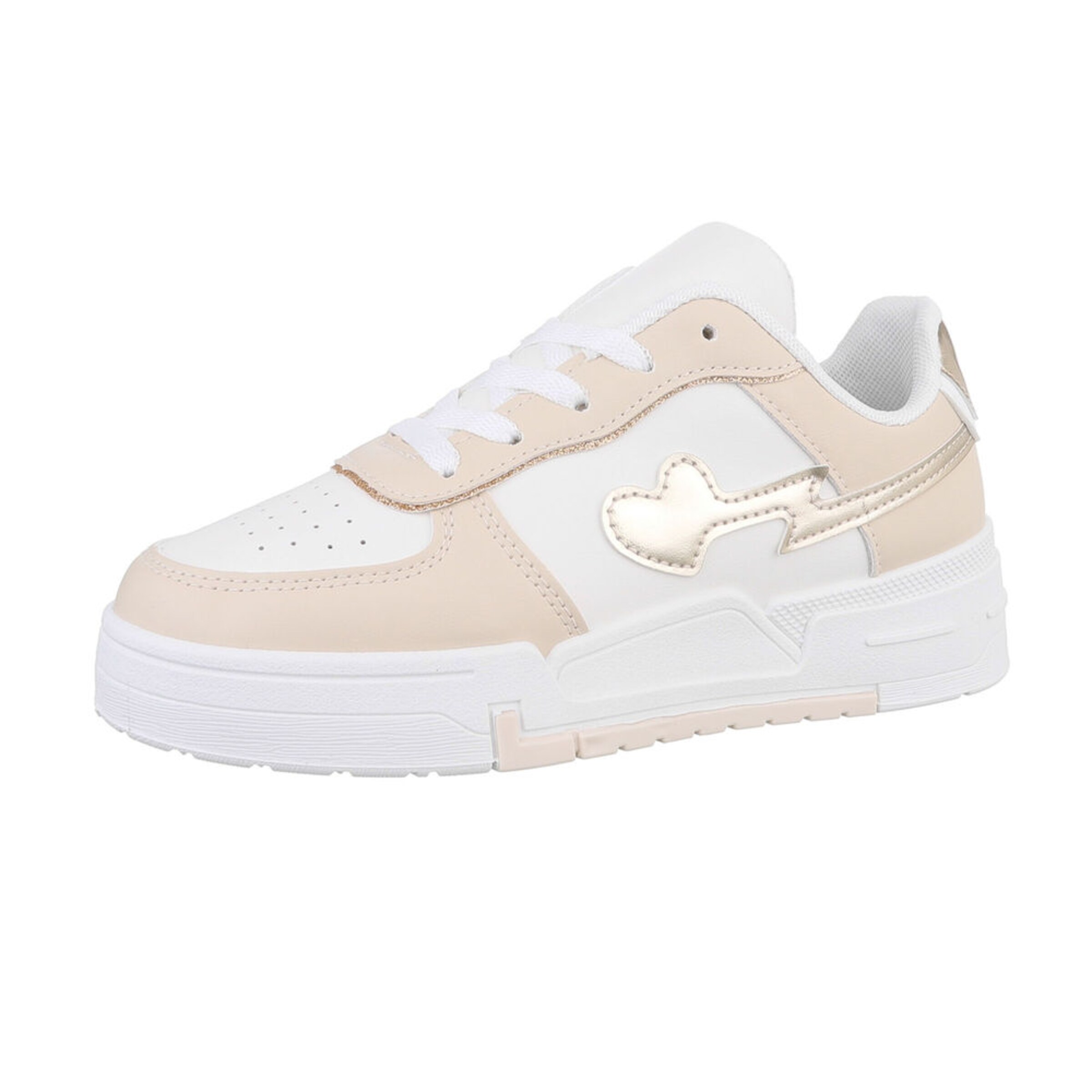 Ital-Design Sneakers in Beige: front