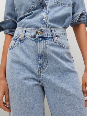 MANGO Loosefit Jeans 'Antonela' in Blauw
