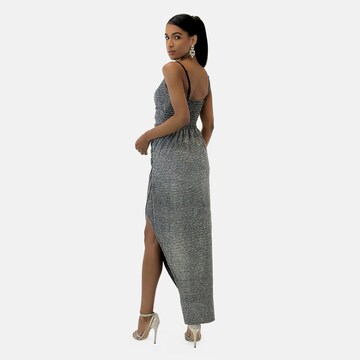 Elara Evening dress in Silver