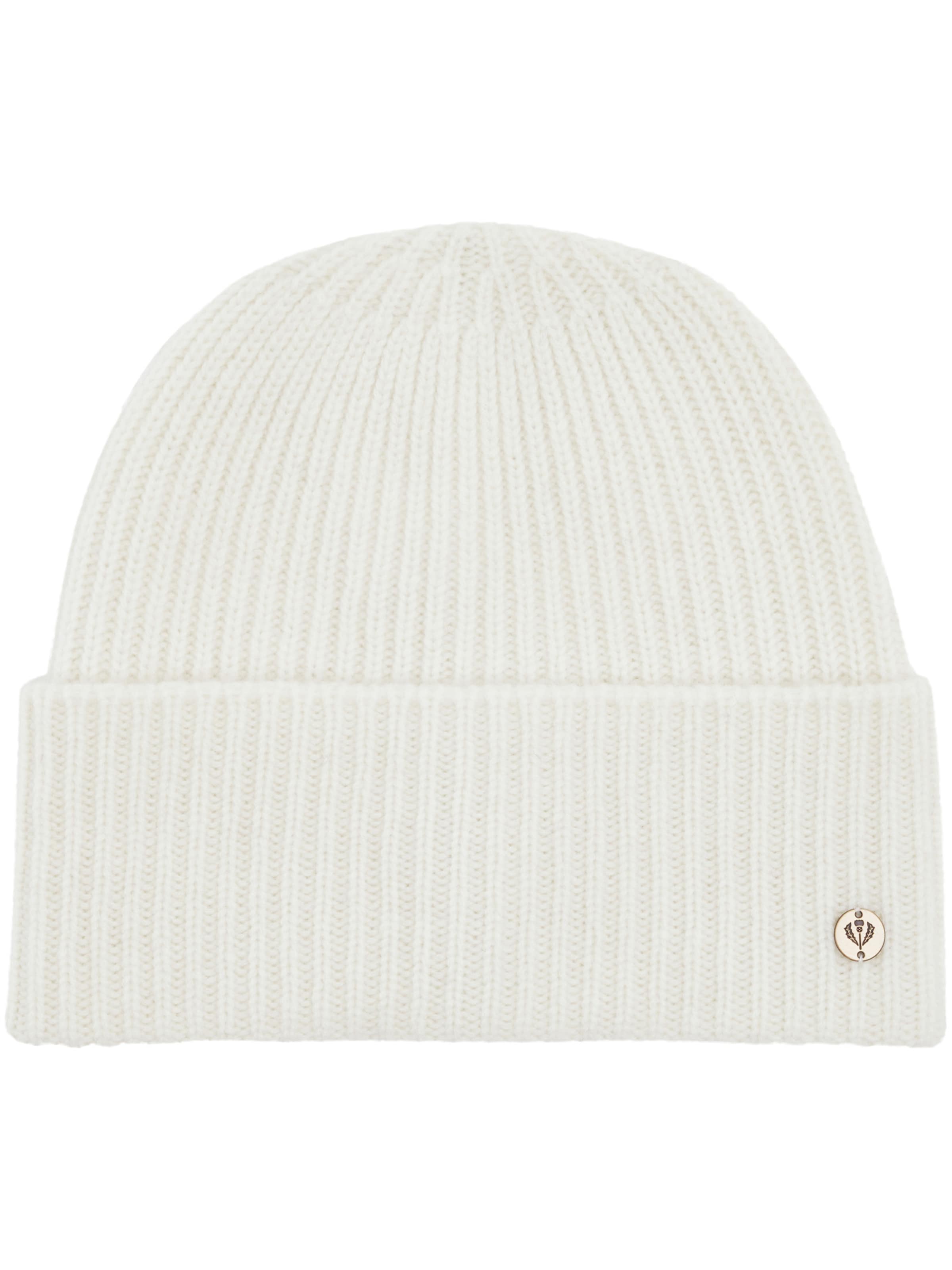 FRAAS Beanie in White: front