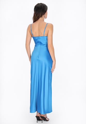 faina - Vestido de festa 'Festive' em azul