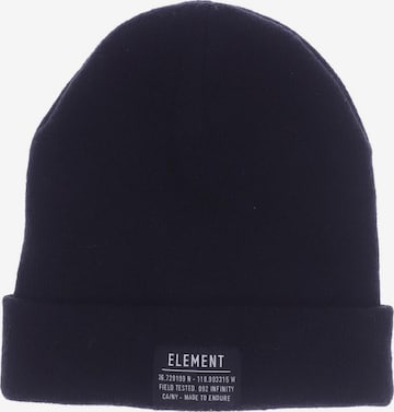 ELEMENT Hat & Cap in M in Black: front