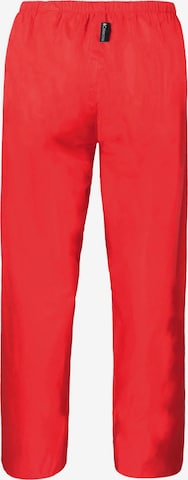 Regular Pantalon outdoor 'Portland' normani en rouge
