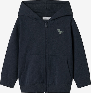 NAME IT - Sudadera con cremallera 'NMMValon' en azul: frente