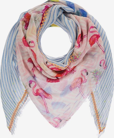 Passigatti Tuch 'Schal bunt mit Patch Design' in One Size in pink, Produktansicht