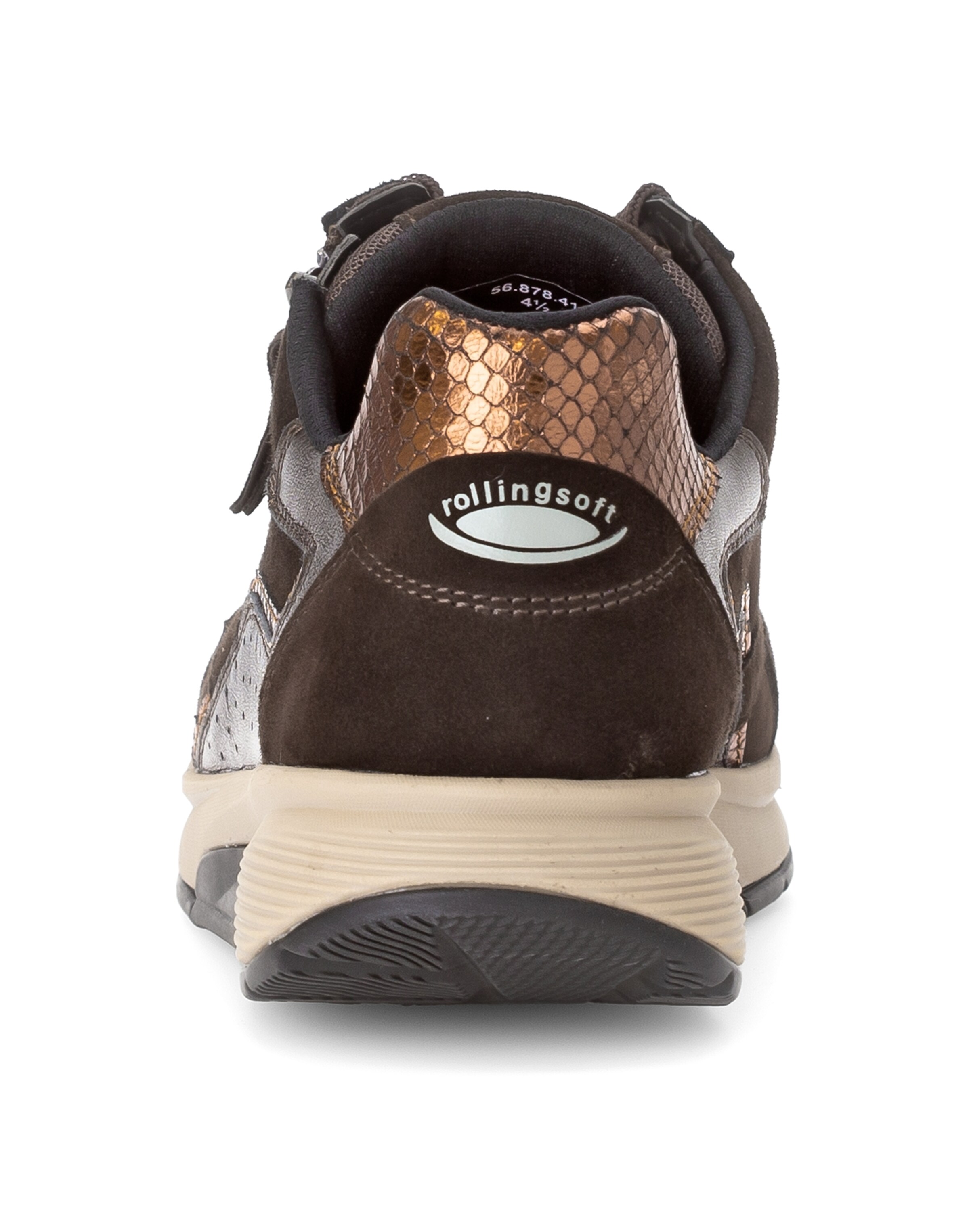 Gabor Rollingsoft Lace-Up Shoes in Brown