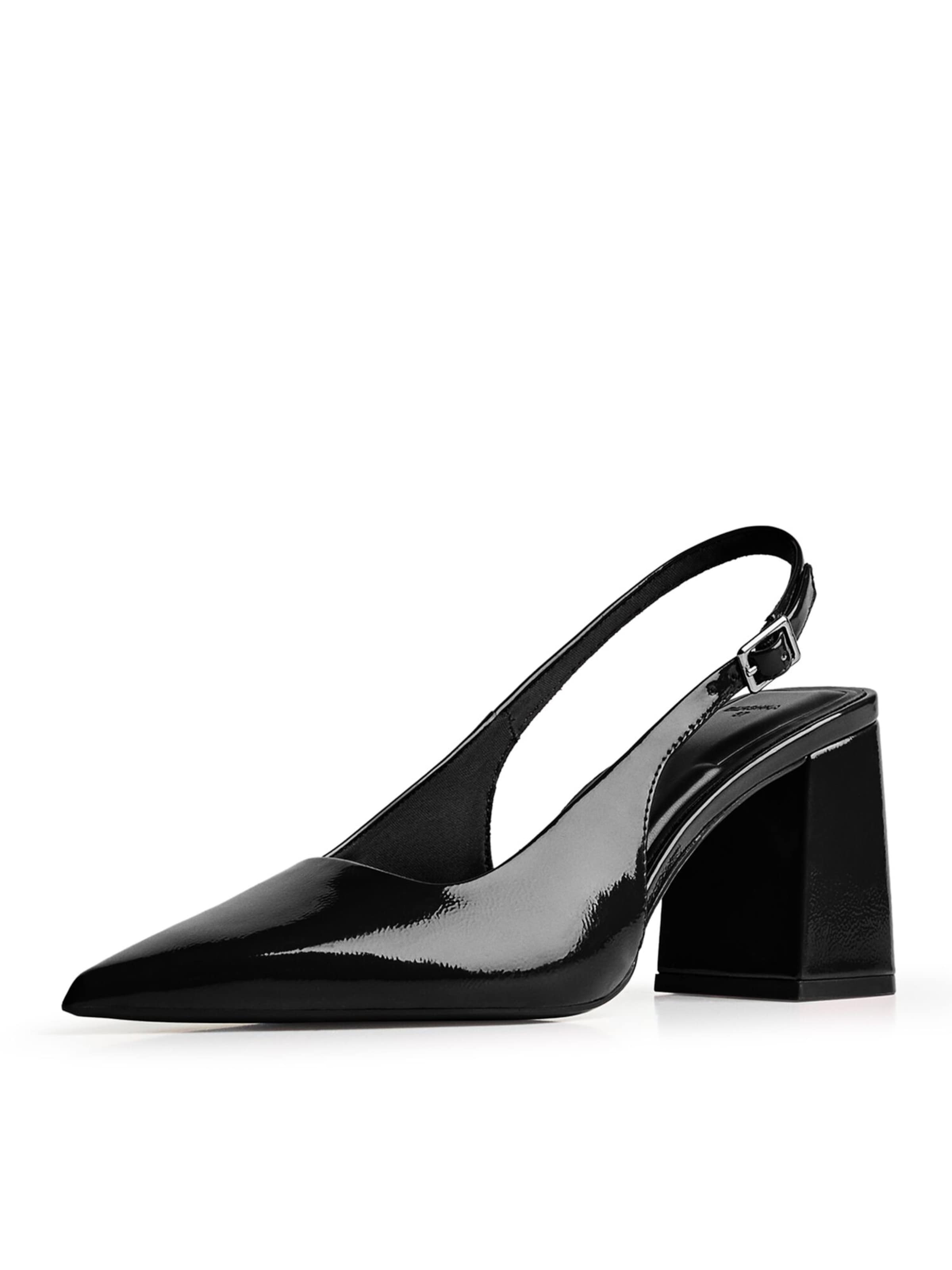 Bershka Slingback pumps i svart: framsida