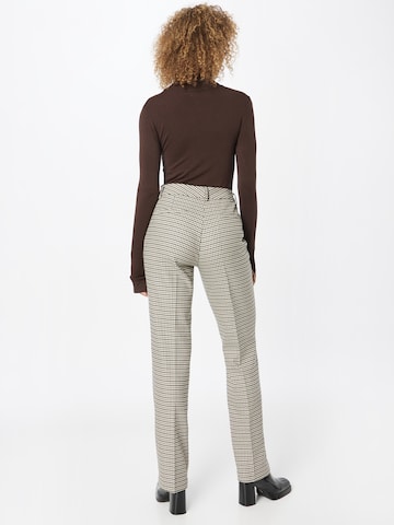 MORE & MORE Regular Pleated Pants 'Higgins' in Brown