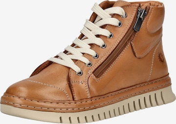 Bottines à lacets COSMOS COMFORT en marron : devant