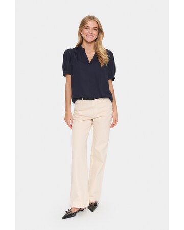 SAINT TROPEZ Blouse 'BrittSZ' in Blue