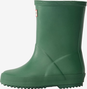Stivale di gomma di HUNTER in verde: frontale