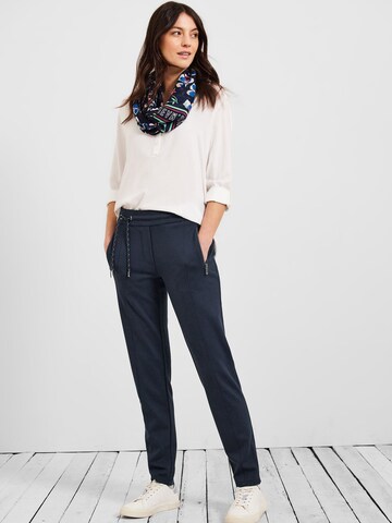 CECIL Regular Trousers 'Tracey' in Blue