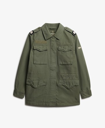 Veste mi-saison Superdry en vert
