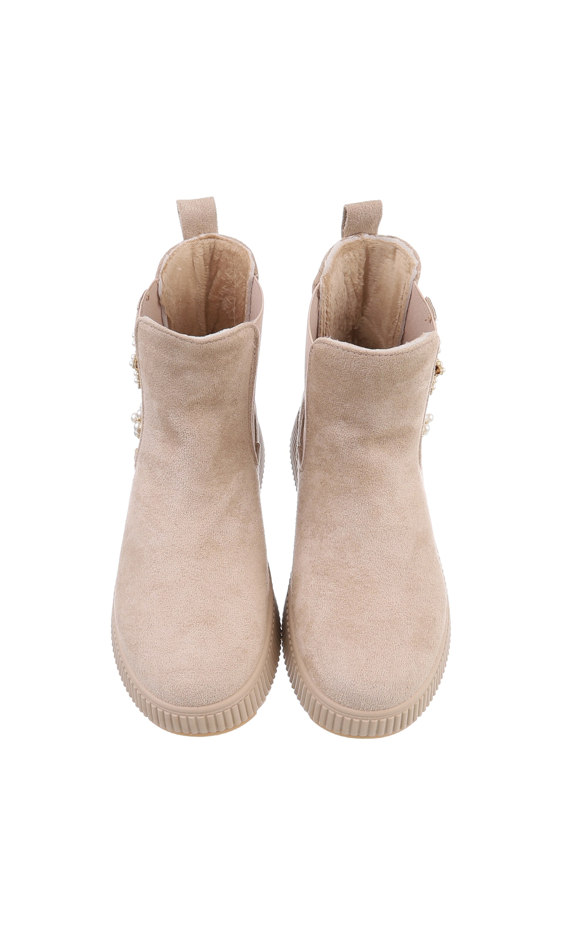 Ital-Design Ankle Boots in Beige