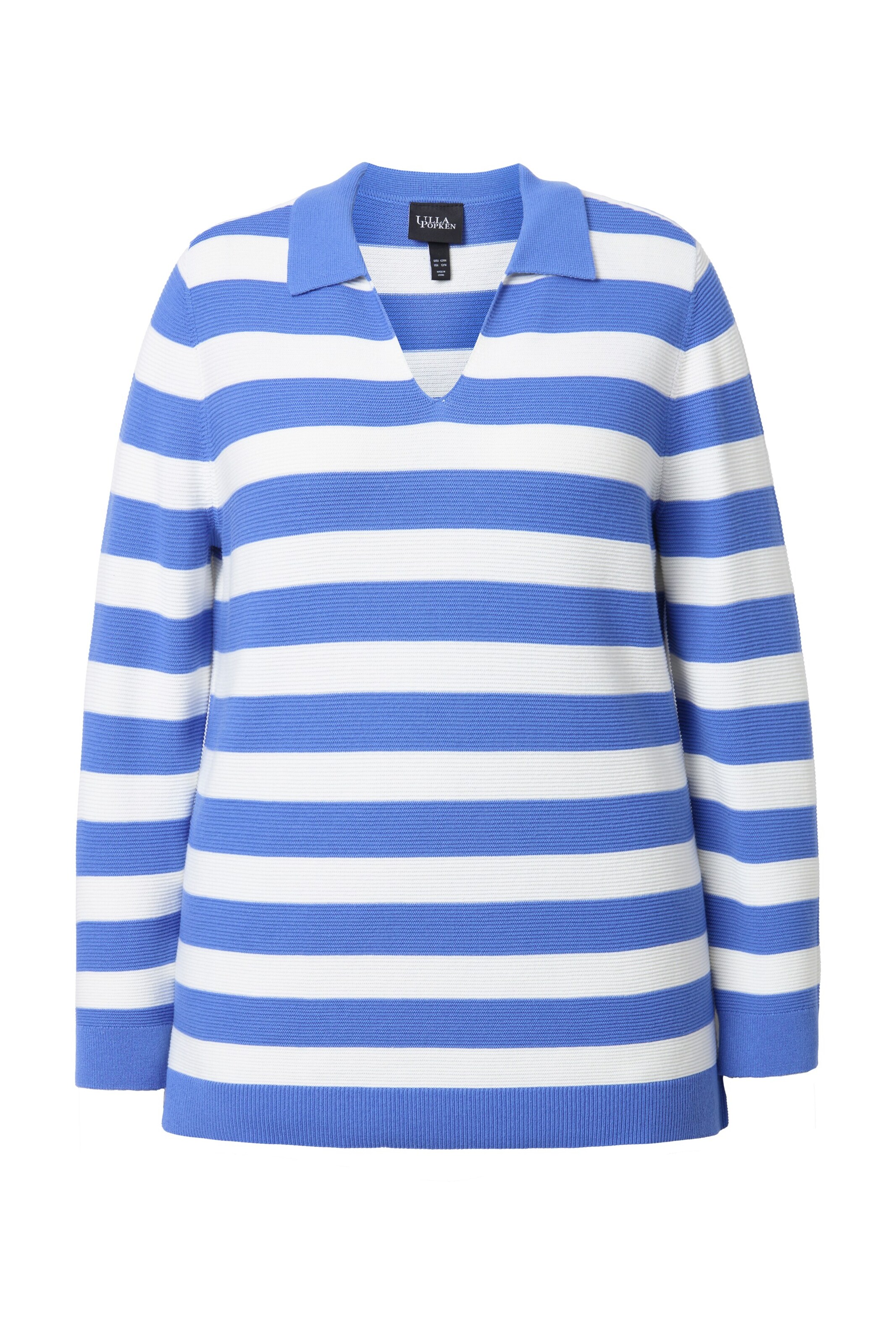 Ulla Popken Pullover in Weiß: Vorderseite