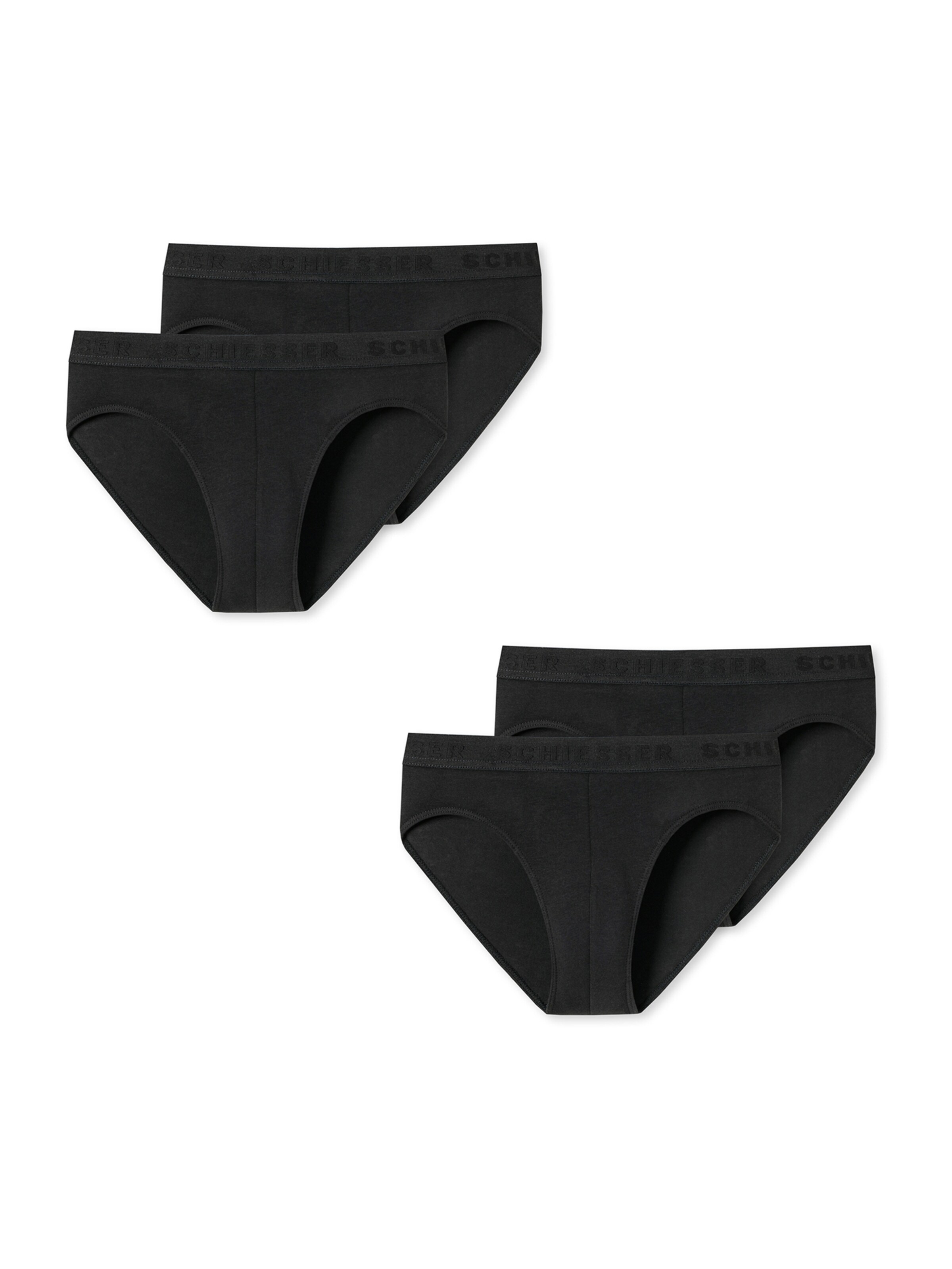 SCHIESSER Underpants 'All day Basic' in Black: front